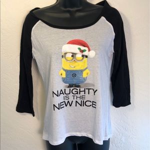 Minions Tee Shirt Minions Christmas T-shirt Despicable Me Tee Shirt Size Small